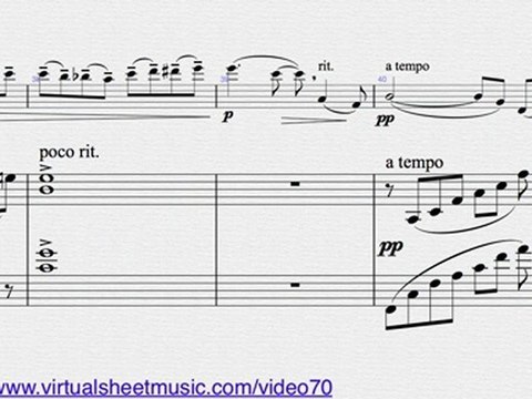 Jules Massenet's, Meditation from Thais clarinet and piano sheet music - Video Score