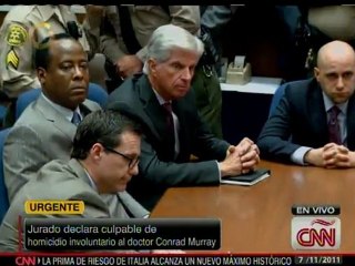 Murray culpable por la muerte de Michael Jackson