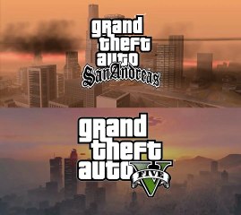 GTA V / GTA : San Andreas - Comparatif