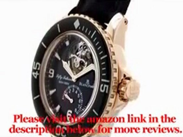 Best Price Blancpain Men's 5025.3630.52 Fifty Fathoms Tourbillon Rose Gold  Watch - video Dailymotion
