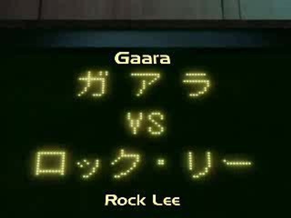 Lee vs gaara