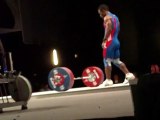 Weightlifting World Championships Paris 2011 - M69kg - Bernardin KINGUE MATAM - Clean and Jerk 1 - 170kg
