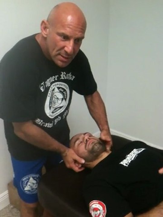 Chiropractic Treatment and Neck Adjustment for MMA Fighters - featuring UFC Fighter Wagner Rocha and Dr Paul Goodkin