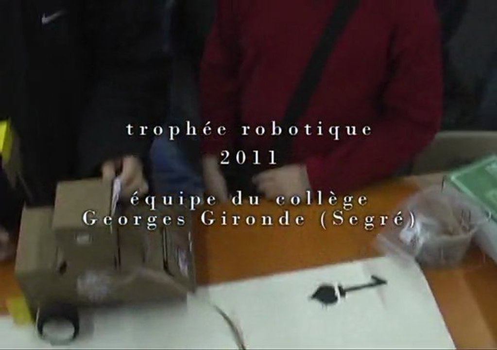 trophée robotique collège 2011