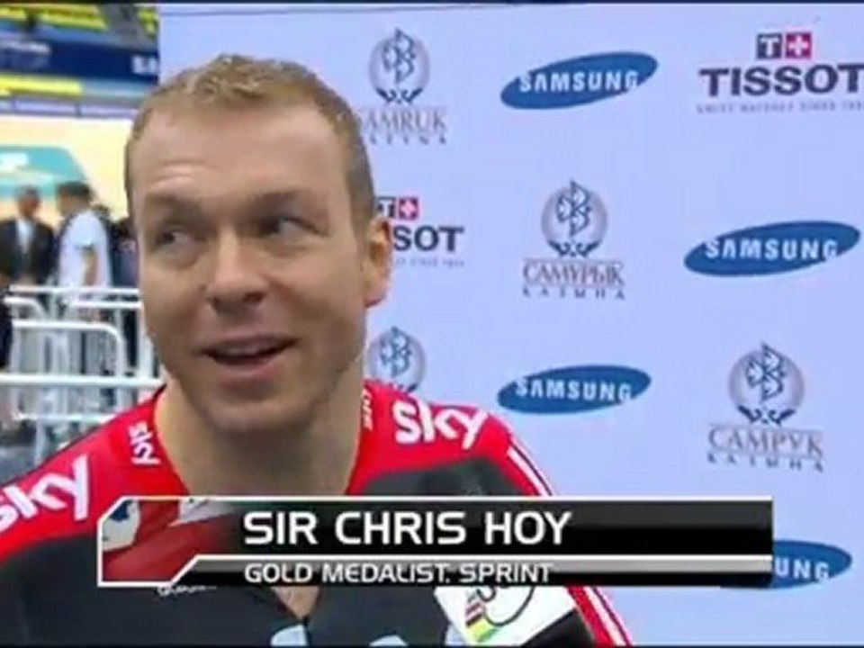 Bahnrad Weltcup - Hoy holt Sprint-Gold