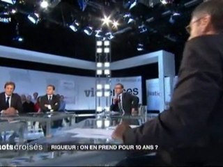 Robert Rochefort invité d'Yves Calvi dans Mots croisés