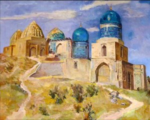 OUZBEKISTAN   SAMARCANDE Nécropole Chah-i-Zinda