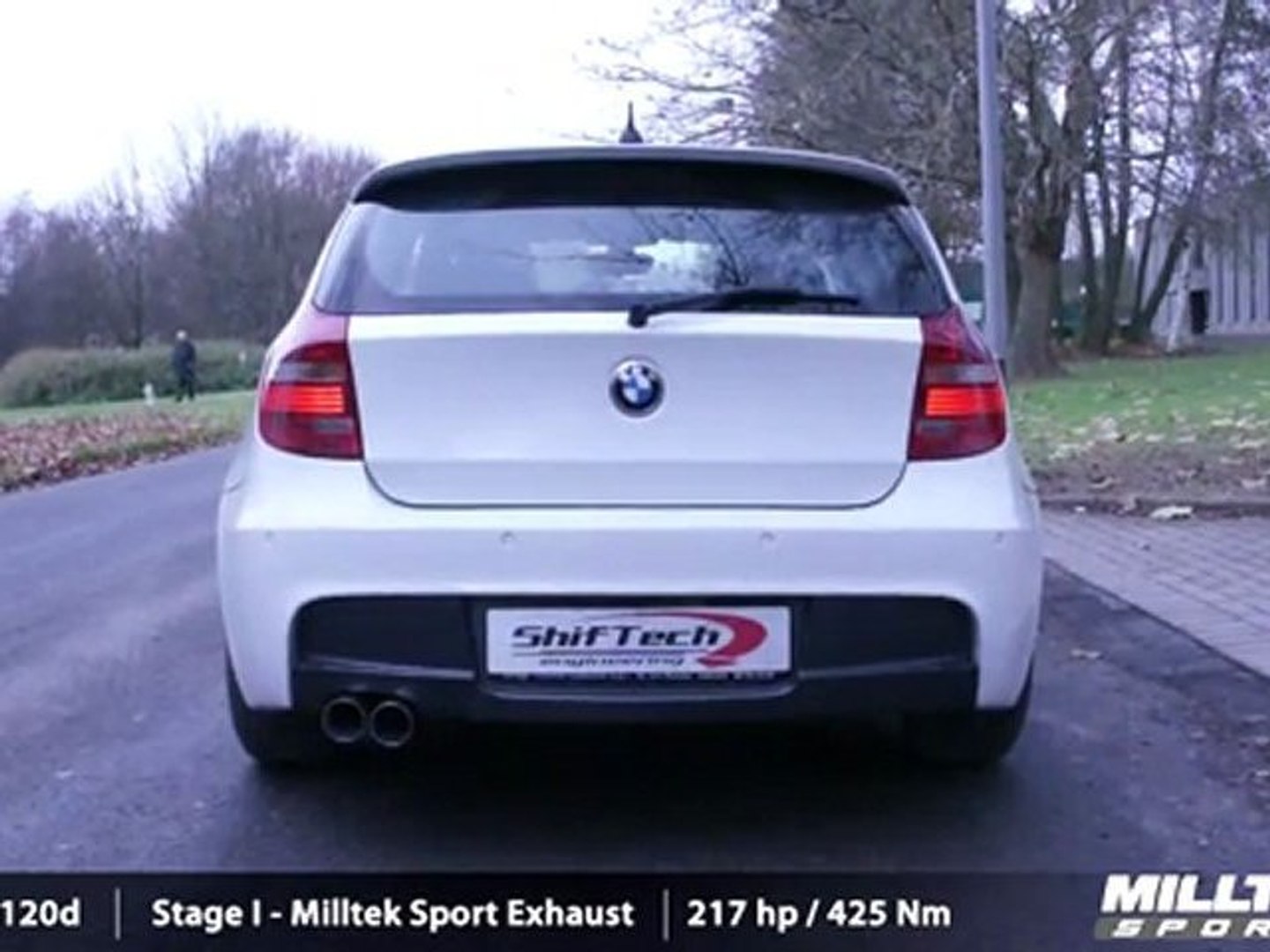 ShifTech Engineering - BMW Series 120d - 217hp | 425Nm - stage I - [  Milltek sound only ] - Vidéo Dailymotion