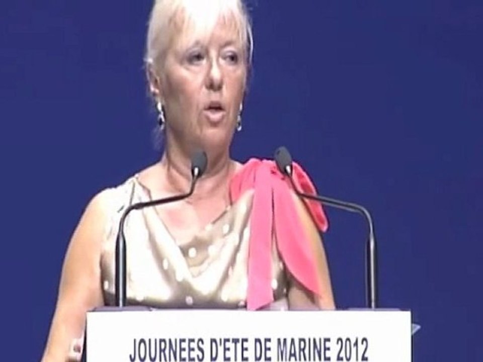 Discours de Marie-Christine Arnautu lors des "Journées d'été de Marine Le Pen 2011"