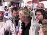 Marine Le Pen à Rungis (reportage 22.09.11)