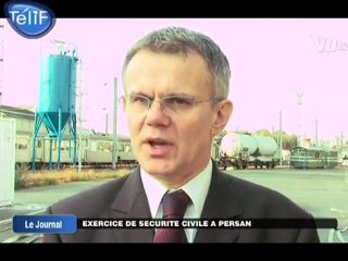 Exercice de sécurité civile à Persan