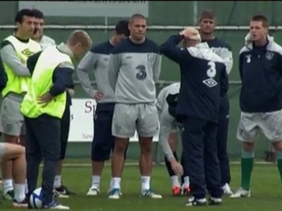 Ireland get ready for Estonia play-off