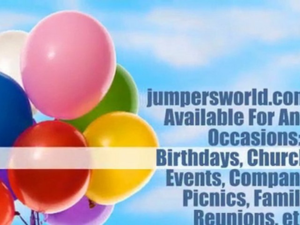 USA Bounce house for outdoor party; Orlando inflatable jumpers rental