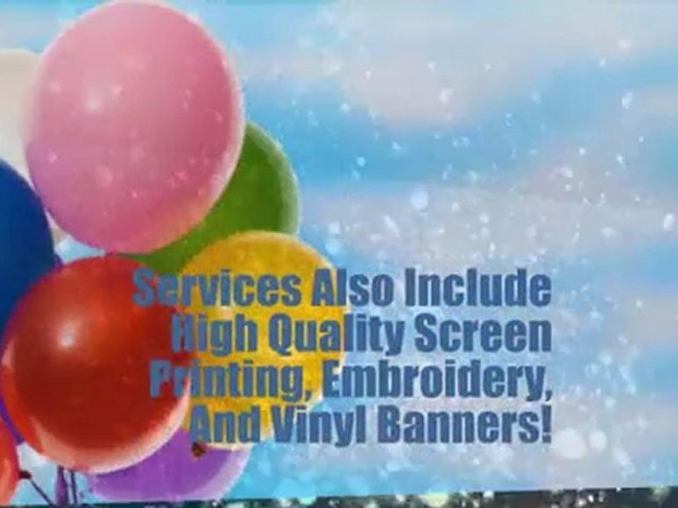 US screen printed t-shirt; affordable embroidery; quality vinyl banner