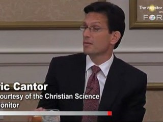 Cantor: Time to Put Aside Politics, Focus on Economy