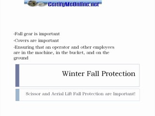 Winter Fall and Injury Protection