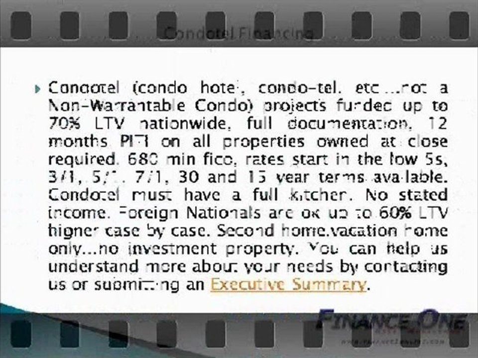 Condo Finance