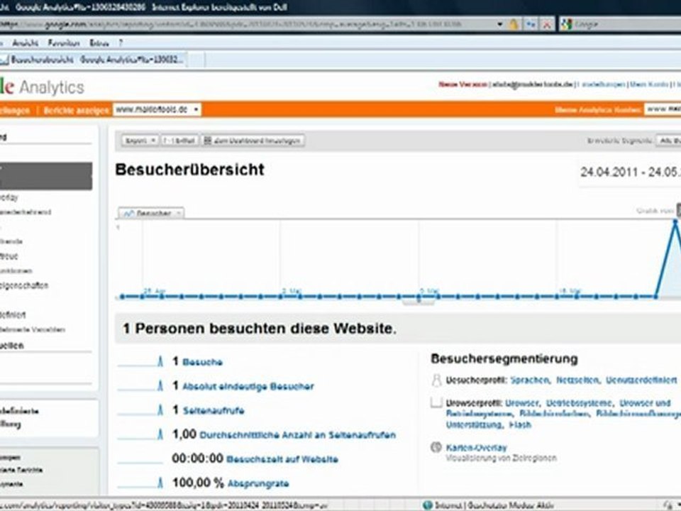 Schritt 10 - Google Analytics lesen lernen