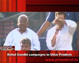 Rahul Gandhi talks about lack of development in Uttar Pradesh