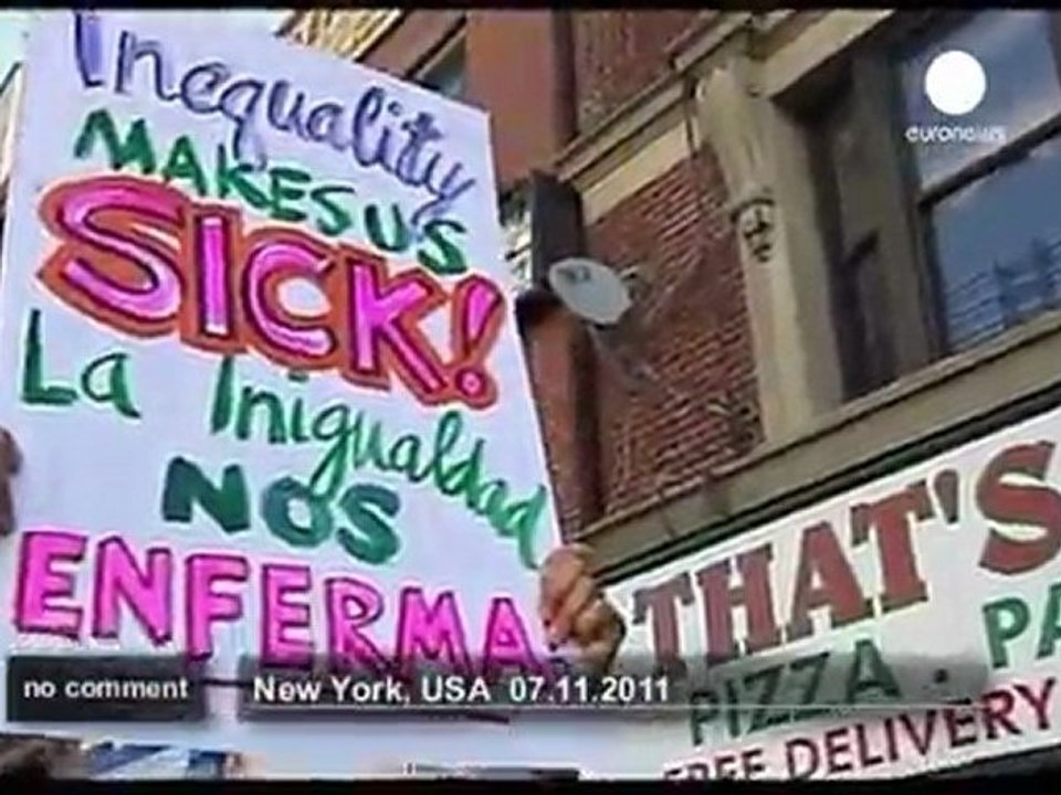 Manifestation de soutien aux "indignés" de... - no comment