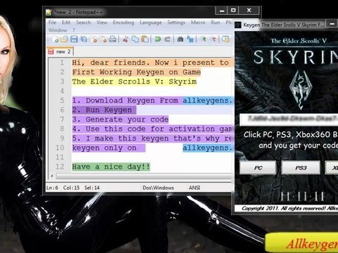 The Elder Scrolls V (5): Skyrim Serial Key For PC, PS3, Xbox360