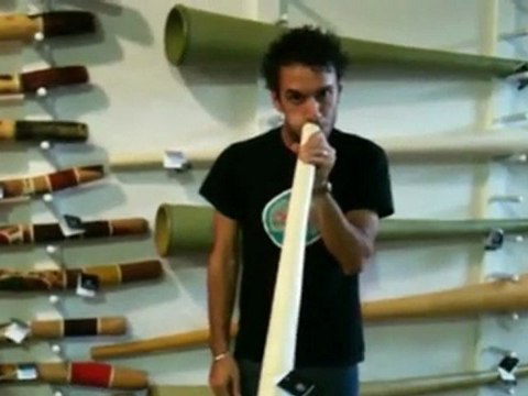 Didgeridoo Store Product Demo - Hemp Didge key D MN 826