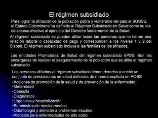 Sistema de salud en Colombia (pt II)