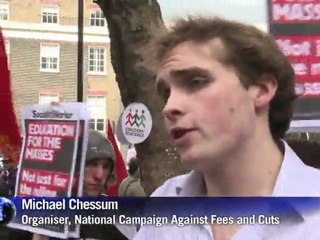 Police brace for violence as students march in London