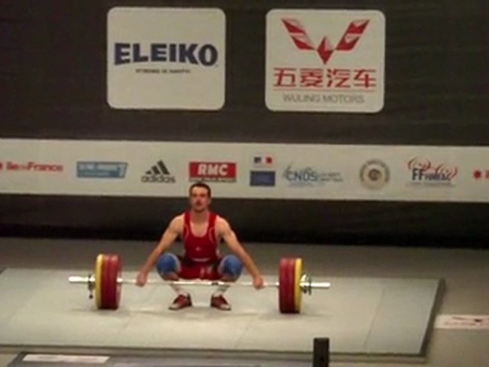 Weightlifting World Championships Paris 2011 - M69kgA - World Champion at Snatch Mete BINAY - Snatch 2 - 157kg