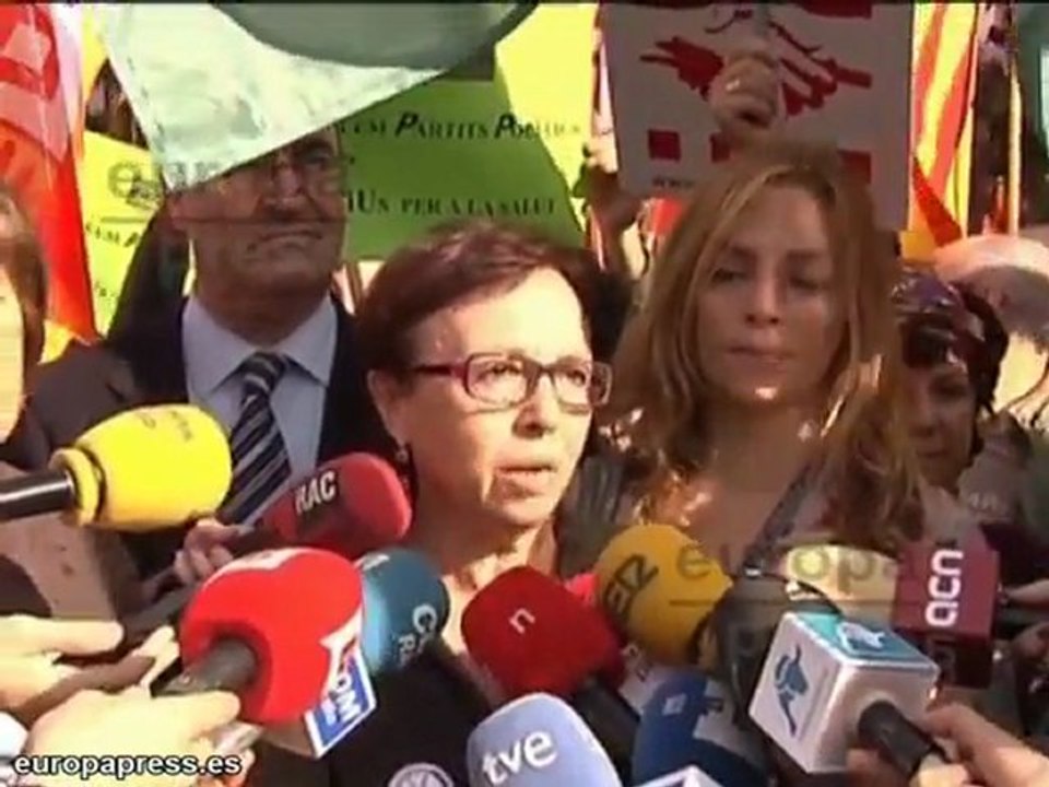 Continúan las protestas sanitarias en Cataluña
