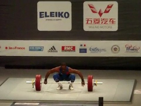 Weightlifting World Championships Paris 2011 - M69kgA - Venceslas DABAYA - Snatch 2 - 138kg