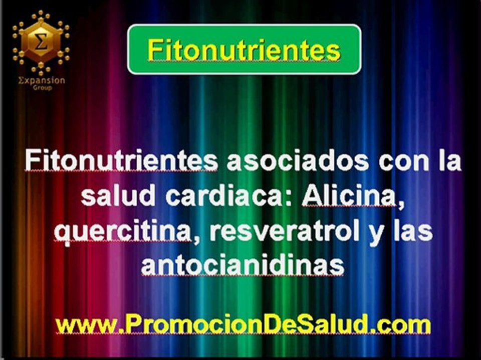FITONUTRIENTES Y SALUD CARDIACA PARTE II (NUTRICION Y SALUD)