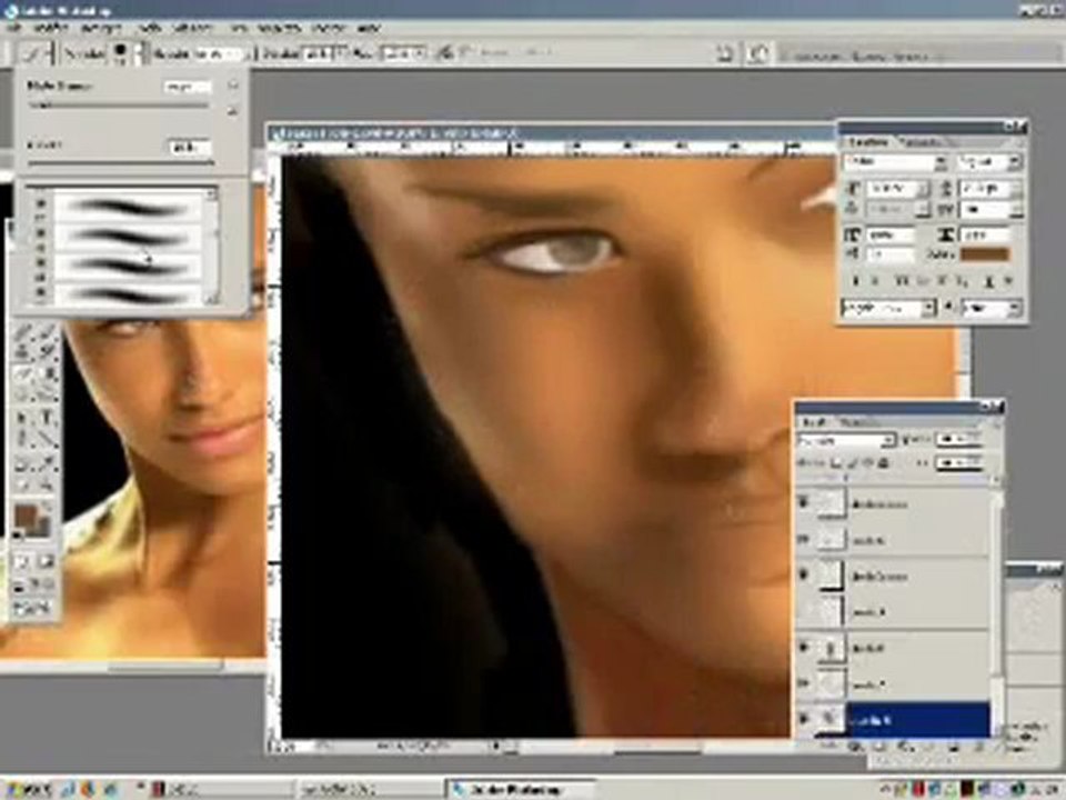 Speed Painting - Adriana Lima