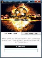 Duke Nukem Forever Keygen and Crack For PC - Update November 2011
