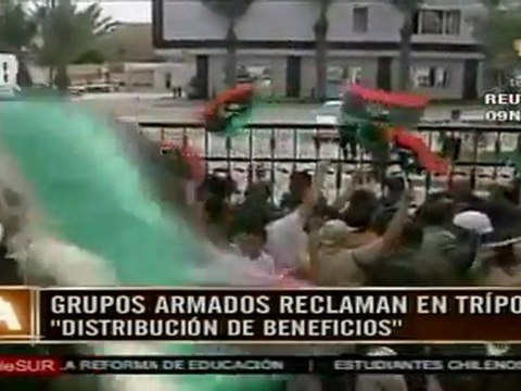 Rebeldes exigen pago por contribución a la caída de Gaddafi