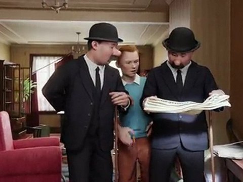 The Adventures of Tintin: The Secret of The Unicorn - Film Clip - Newspaper Clue