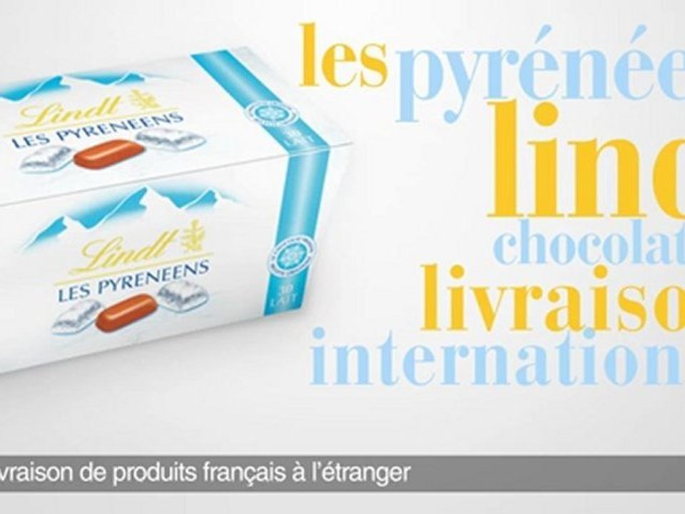 Chocolats de Noël livrés à l'étranger