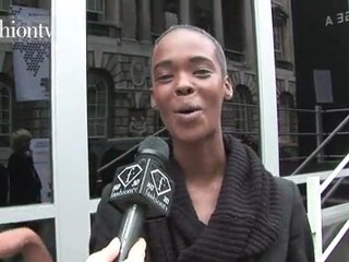 Danielle Scutt Show Arrivals - Spring 2012 LFW | FTV