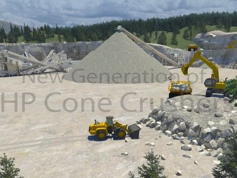 Visite virtuelle 3d et simulation technique pour le nouveau broyeur HP3 de Metso