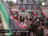 Libya: revolutionnary fighters protest - no comment
