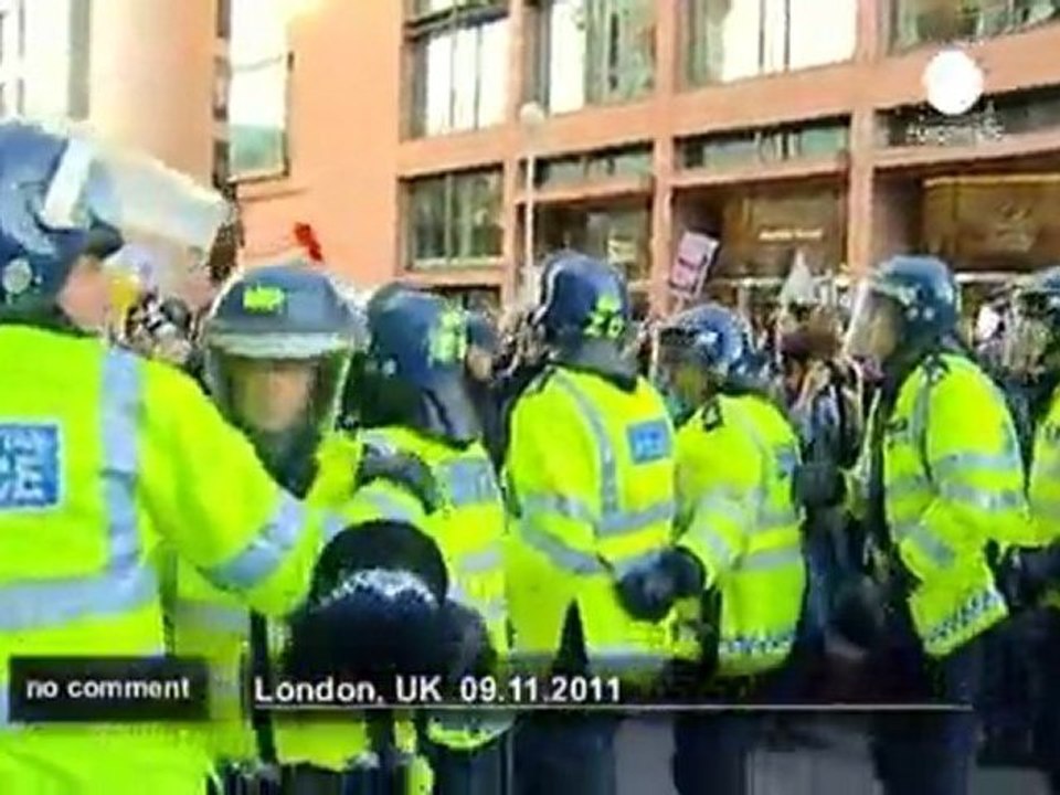 Royaume-Uni : manifestation étudiante - no comment