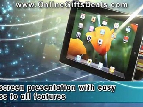 Cover Case Protection Stand for Apple iPad 2 - Black Multi Coloured Leather