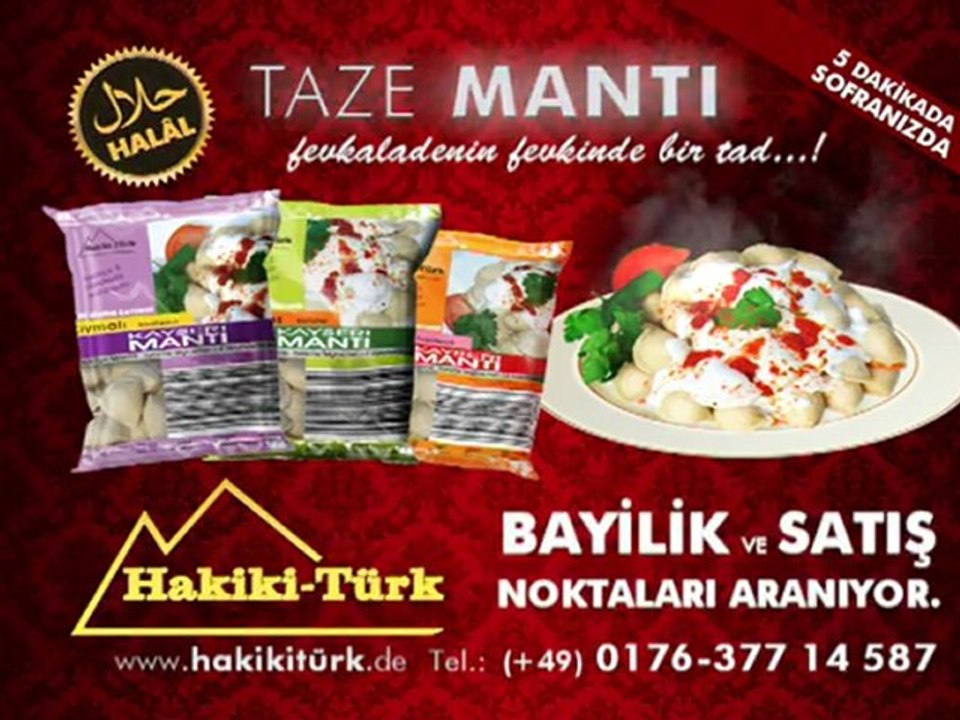 Hakiki türk Manti Spot