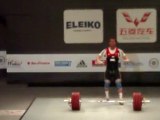 Weightlifting World Championships Paris 2011 - M77kgC - Jakob NEUFELD - Clean & Jerk 3 - 183kg