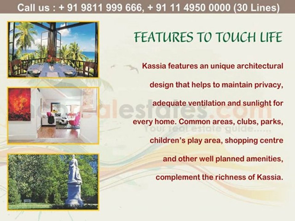 Jaypee Greens kassia Greater Noida +91 9811 999 666 Jaypee kassia Greater Noida