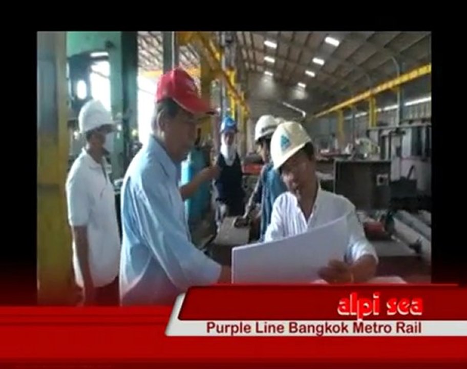 Alpi SEA construction of formwork for the new Bangkok LRT MRT 2011+