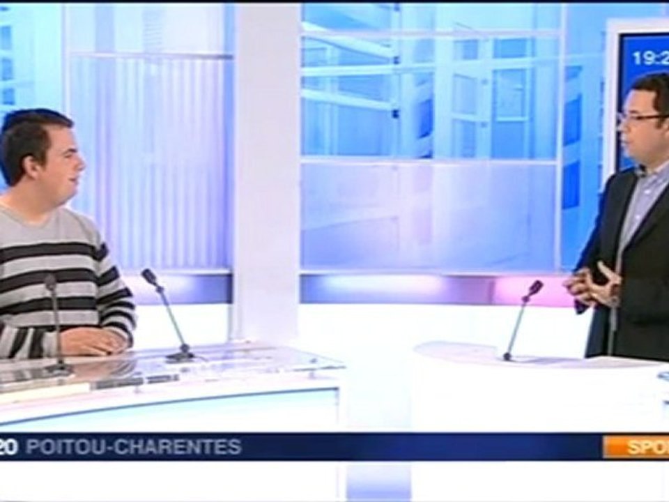 JT France 3 oct 2011 : rencontre internationale de speedball au CREPS Poitou-Charentes