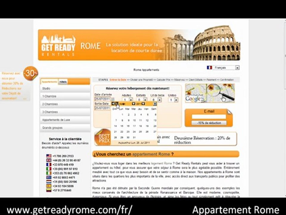 Appartement Rome - Location Appartement Rome - Rome Appartements