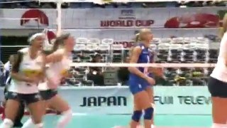 Globo Vídeos - VIDEO - Brasil vence a Sérvia por 3 a 2 pela Copa do Mundo Feminina de Vôlei