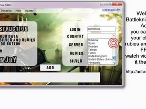 BattleKnight Rubies and Silver Adder + PROOF